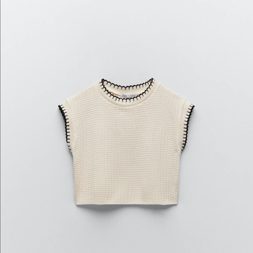 Zara Crocheted Top